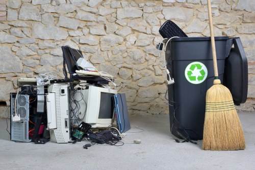 Clean construction site after waste clearance in Kingston