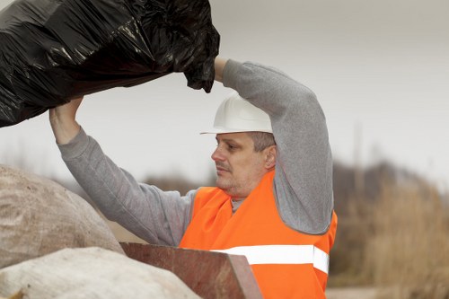 Garden clearance process with professionals